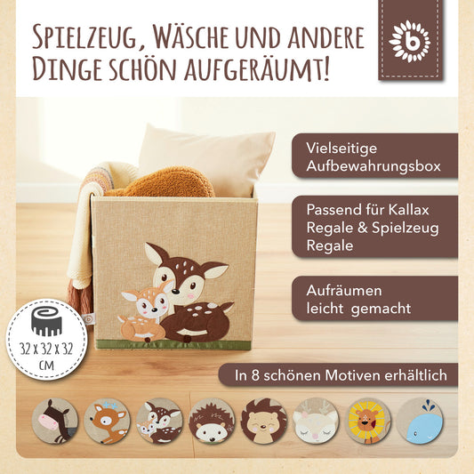 Aufbewahrungsbox Rehe