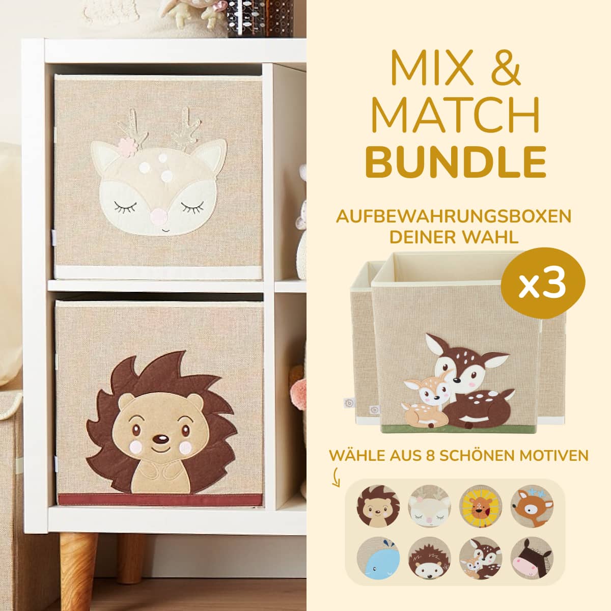 Bundle: 3x Aufbewahrungsboxen 8% Rabatt