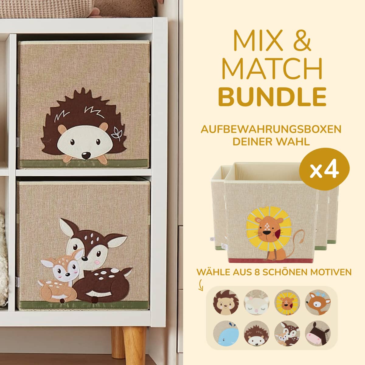 Bundle: 4x Aufbewahrungsboxen 10% Rabatt