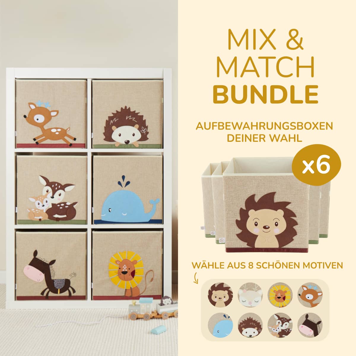 Bundle: 6x Aufbewahrungsboxen 12% Rabatt