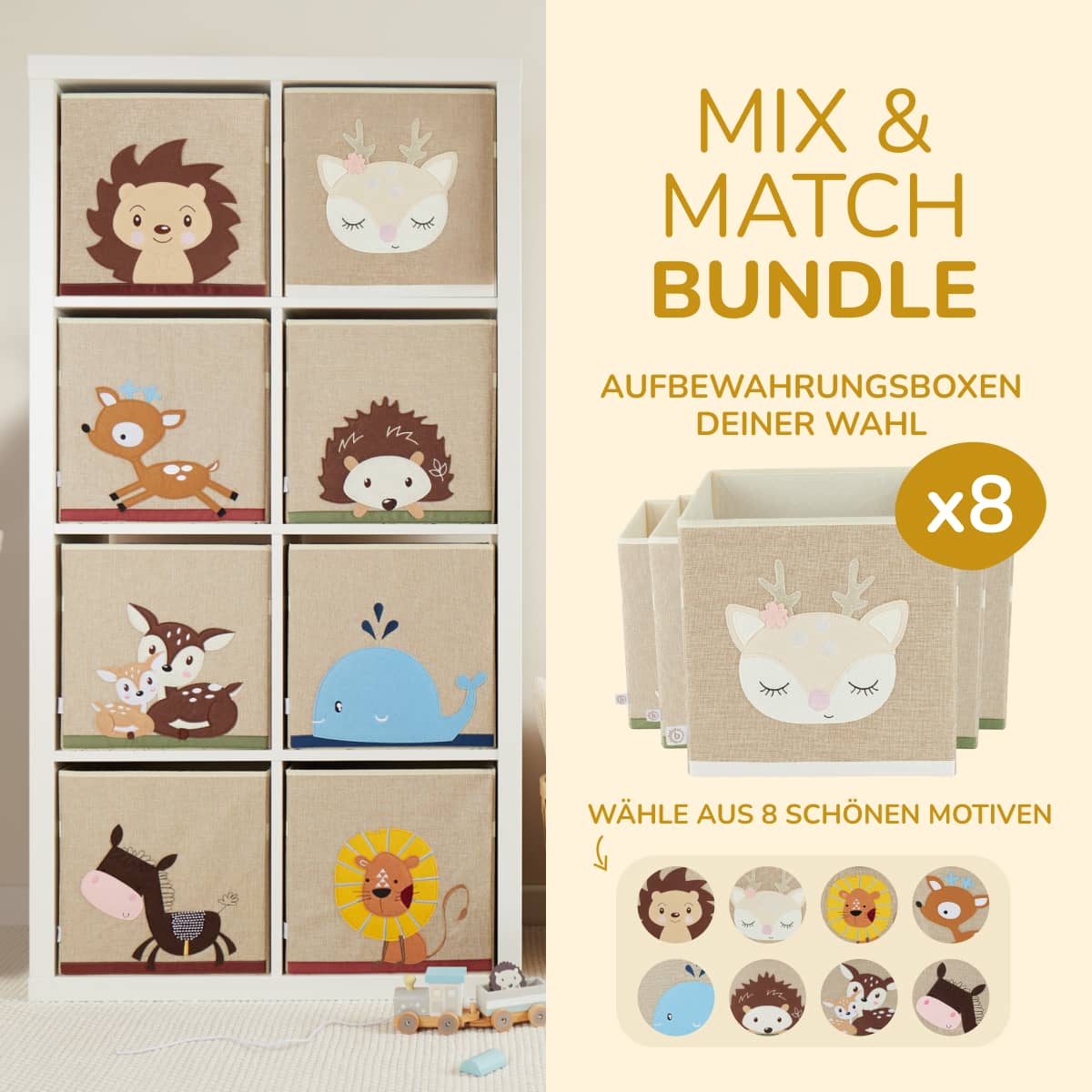 Bundle: 8x Aufbewahrungsboxen 15% Rabatt